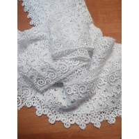 Gipiura biała Gruba Koronka do ozdabiania i dekoracji szerokość 9cm